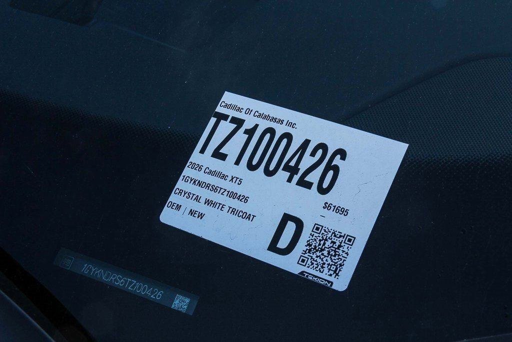 New 2026 Cadillac XT5 Premium Luxury w/ Driver Assist Package image 29