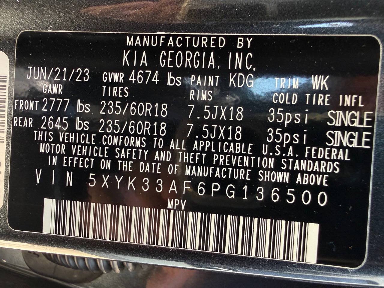 Used 2023 Kia Sportage EX FWD image 51