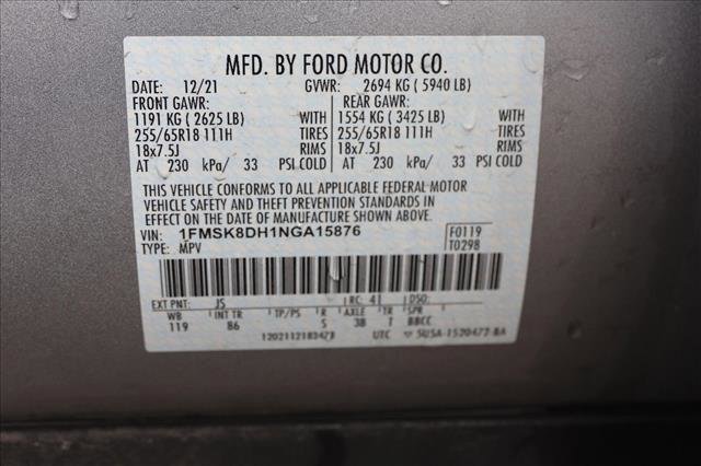 Used 2022 Ford Explorer XLT w/ Class IV Trailer Tow Package AWD/4WD image 15