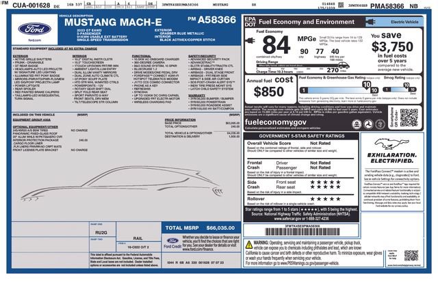 Used 2023 Ford Mustang Mach-E GT AWD/4WD image 5