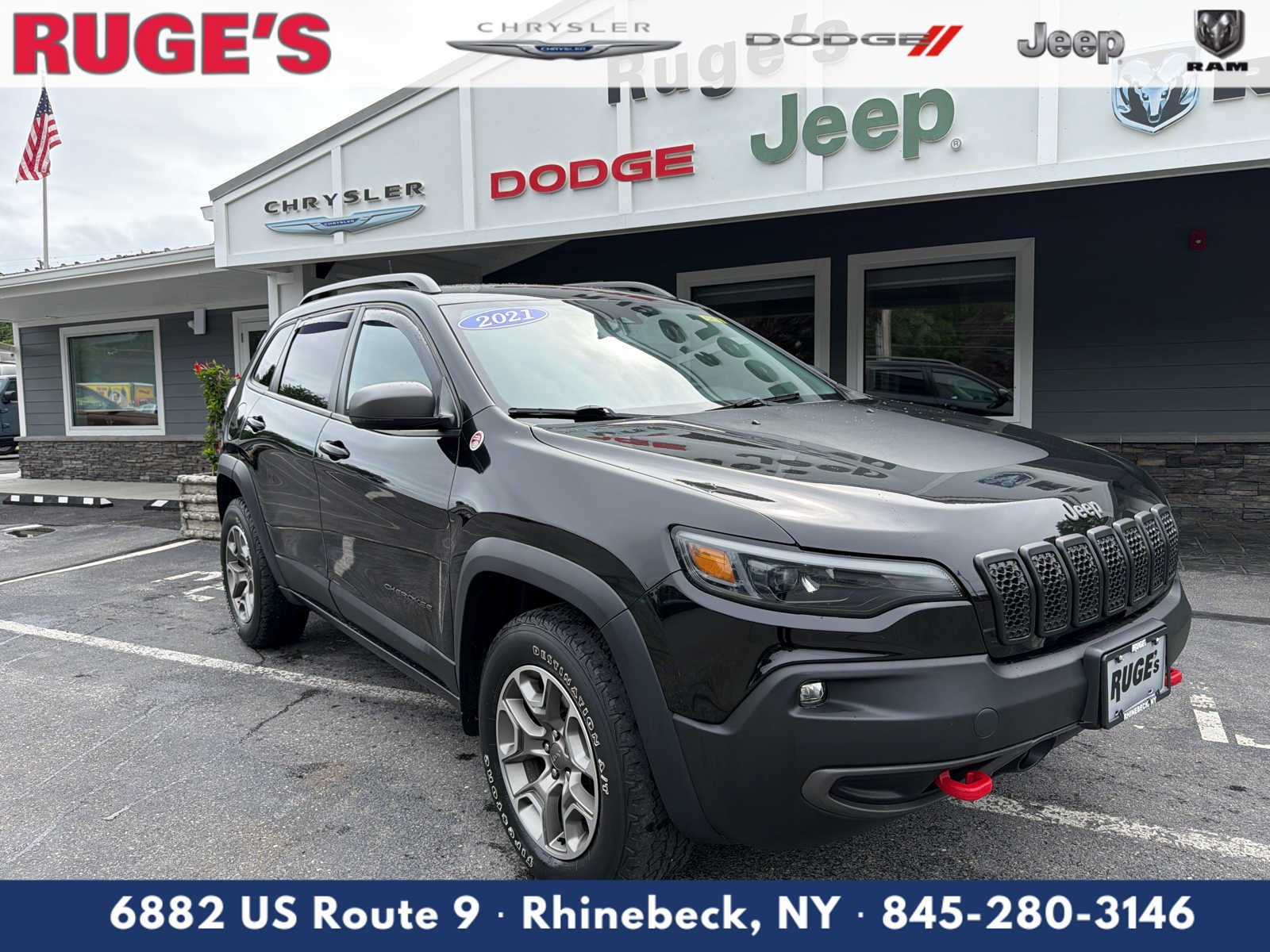 Used 2021 Jeep Cherokee Trailhawk w/ Sun, Sound & Nav Group