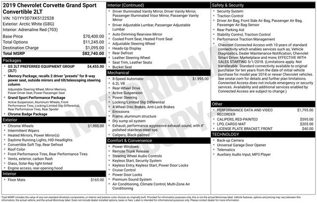 Used 2019 Chevrolet Corvette Grand Sport image 4