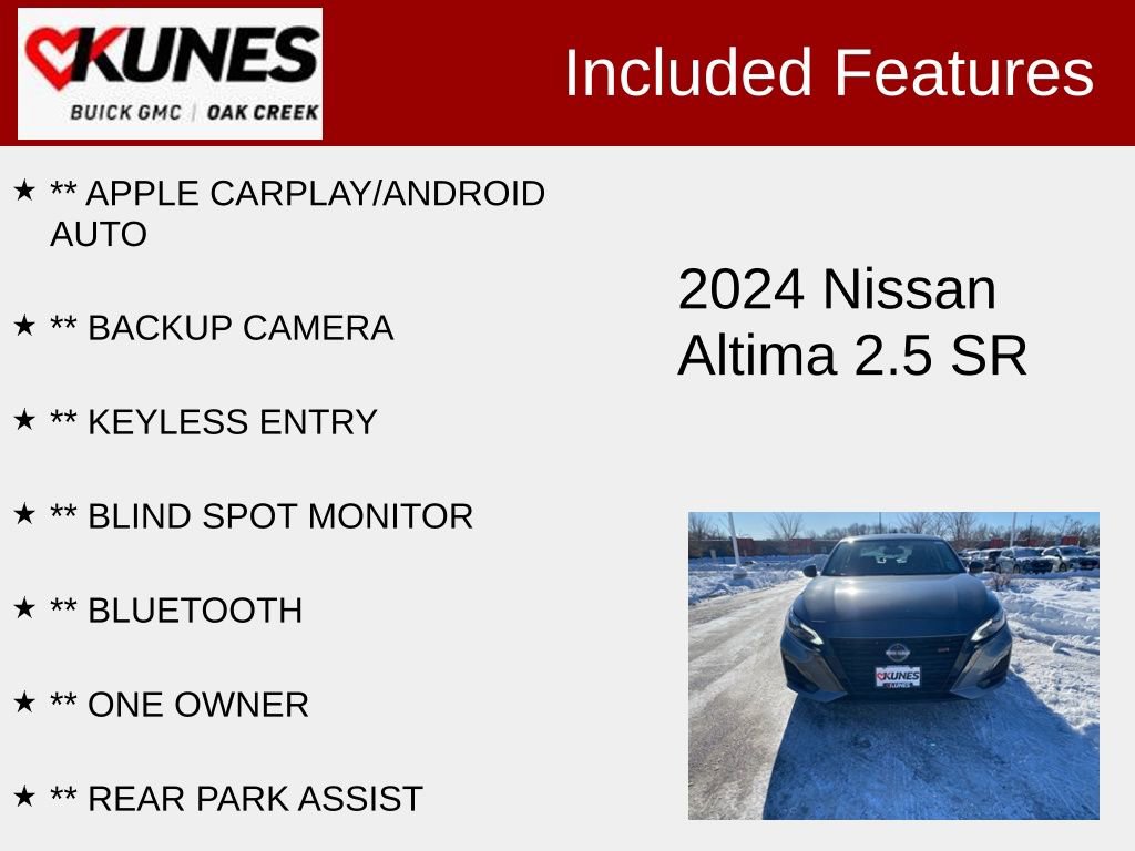 Used 2024 Nissan Altima 2.5 SR image 2