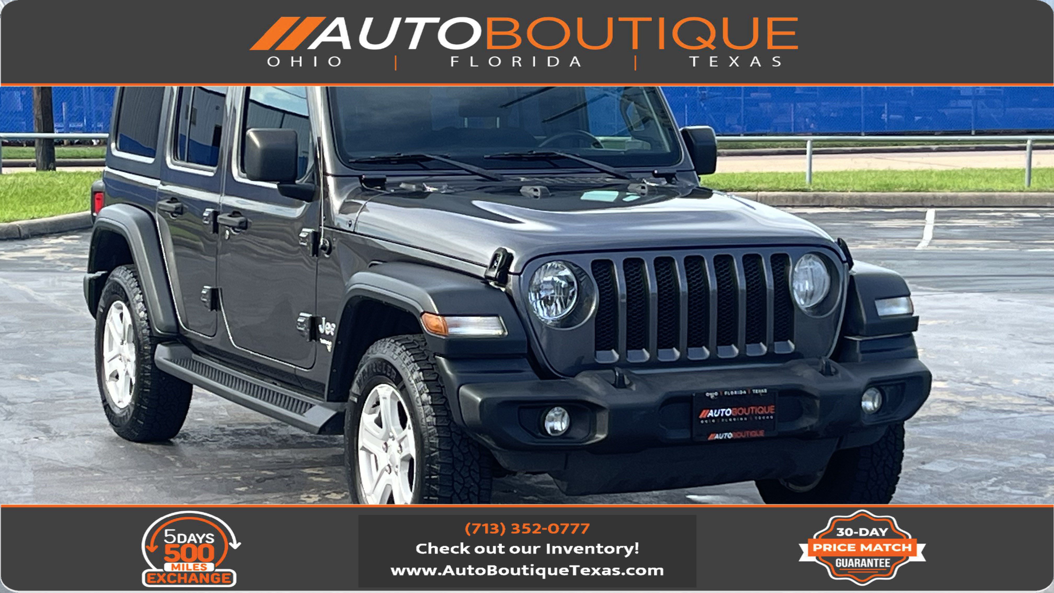 Used 2019 Jeep Wrangler Unlimited Sport S