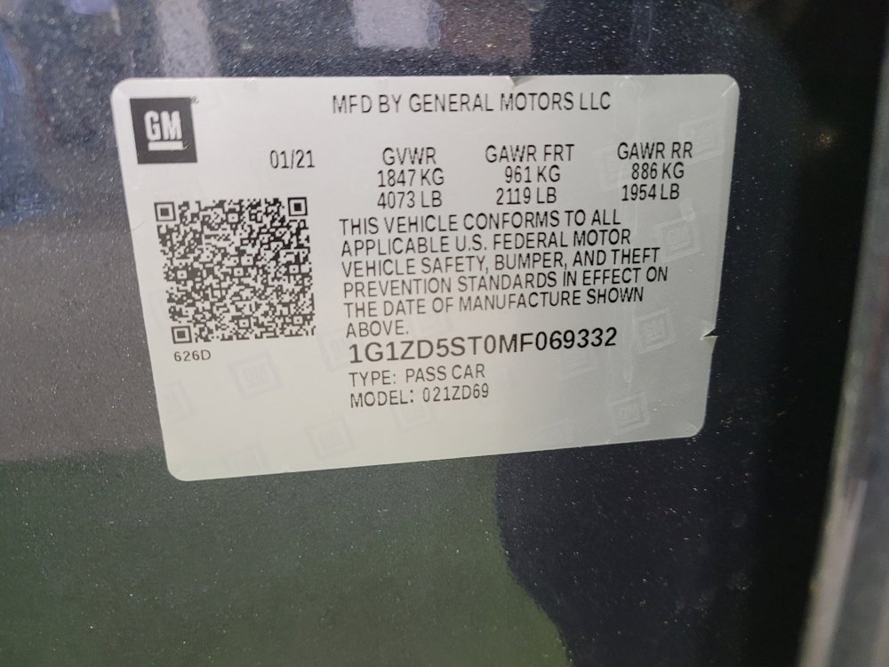 Used 2021 Chevrolet Malibu LT FWD image 33