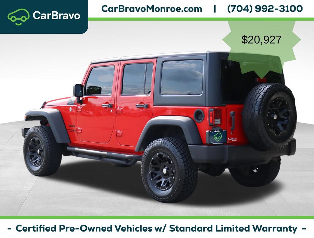 Used 2018 Jeep Wrangler Unlimited Sport w/ Connectivity Group AWD/4WD image 4