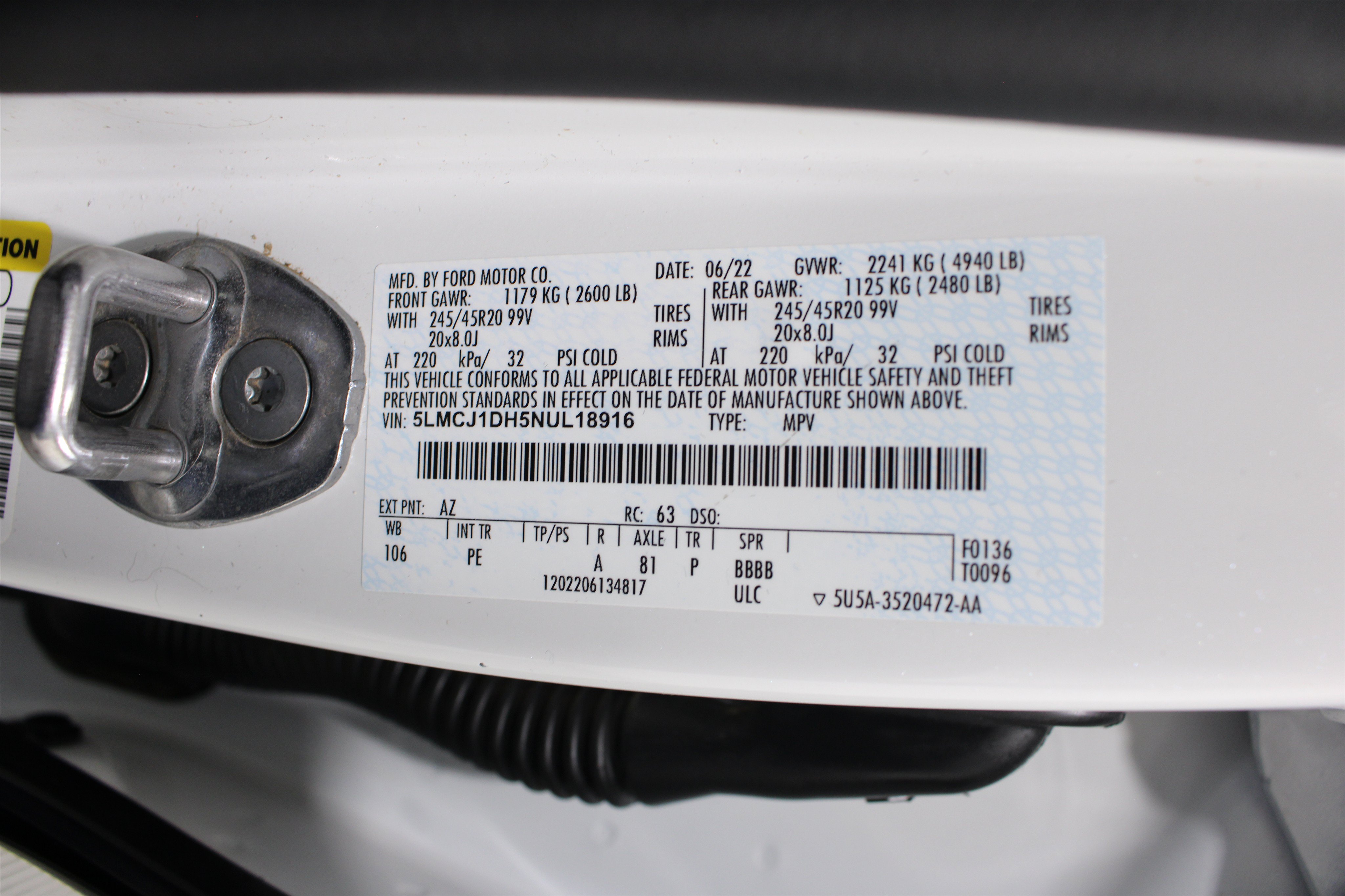 Certified 2022 Lincoln Corsair AWD w/ Premium Package image 39
