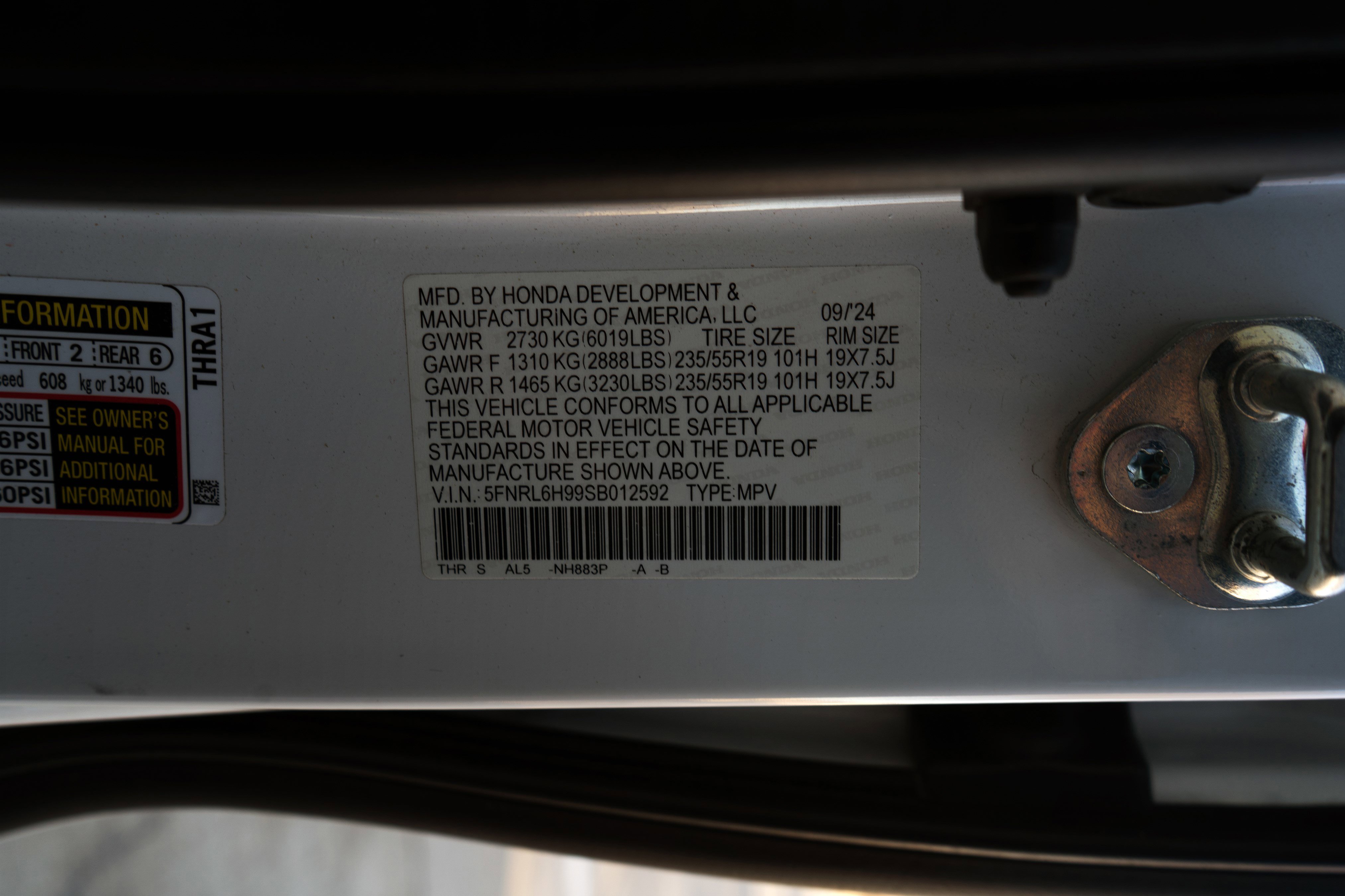 Certified 2025 Honda Odyssey Elite image 53