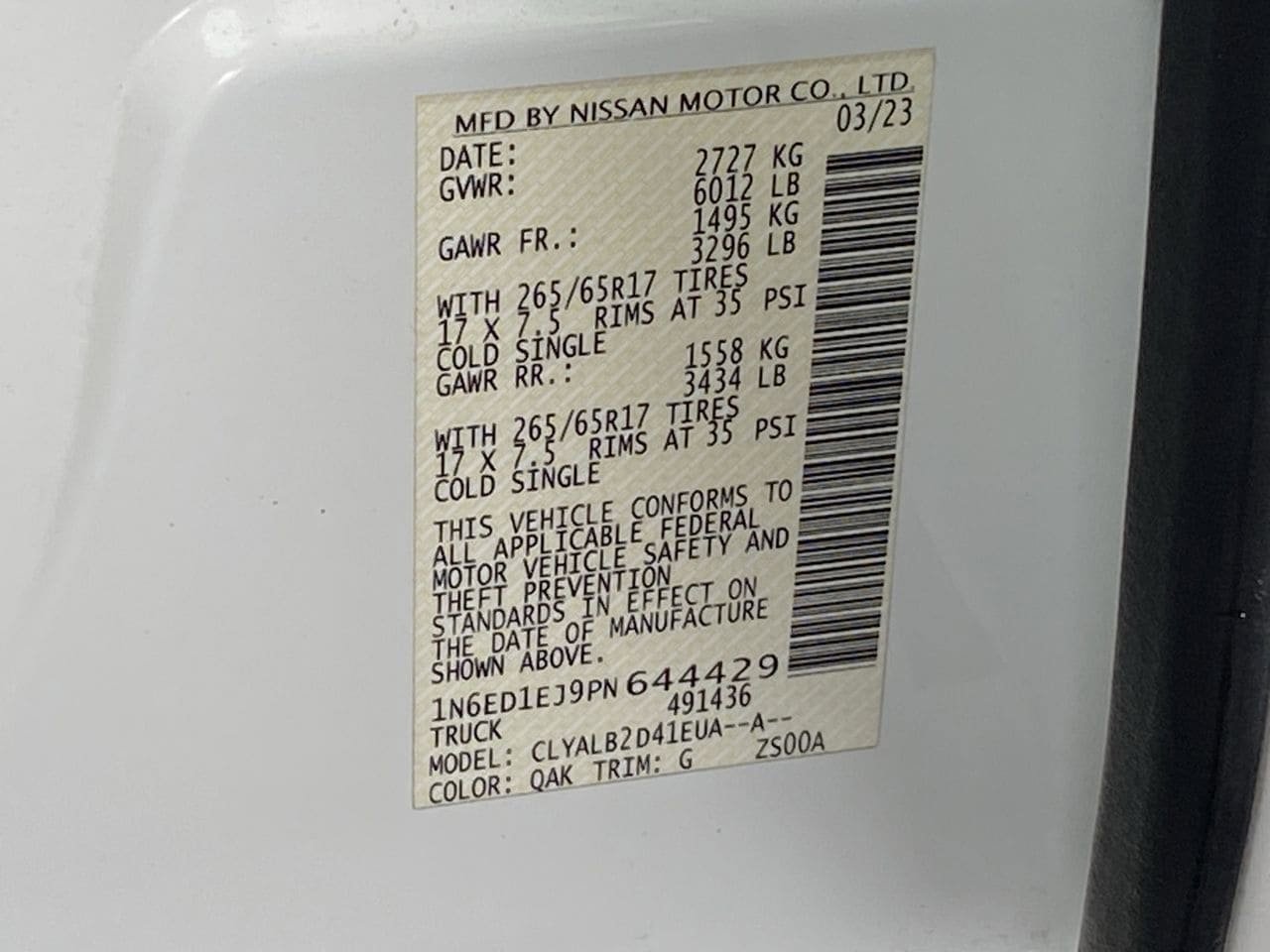 Certified 2023 Nissan Frontier SV RWD image 33