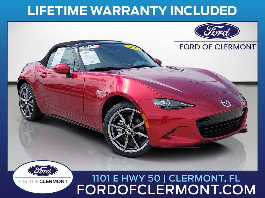 Used 2022 MAZDA MX-5 Miata Grand Touring w/ Weather Package RWD 360° Tour