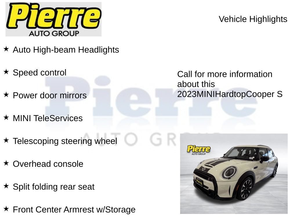 Used 2023 MINI Cooper S w/ Premium Package FWD image 23