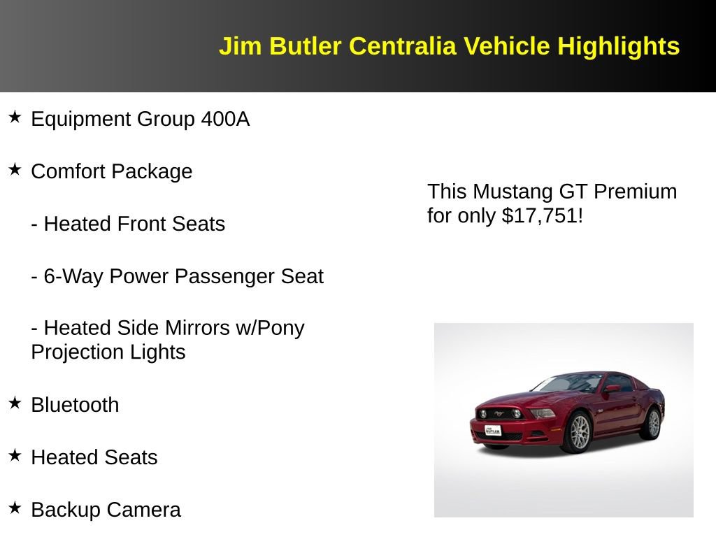 Used 2014 Ford Mustang GT Premium w/ Comfort Package RWD image 5