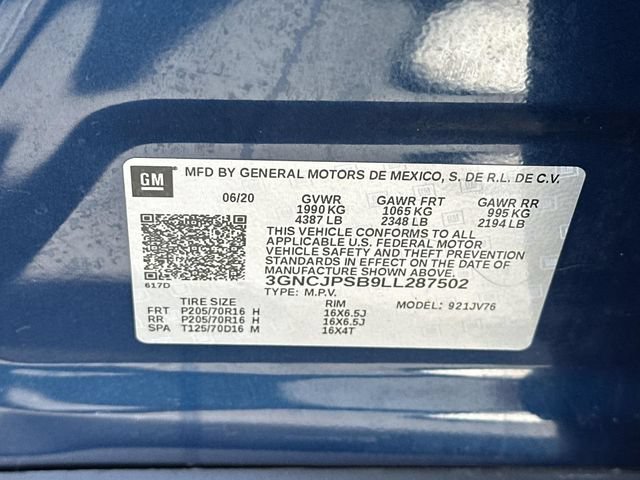 Certified 2020 Chevrolet Trax LT w/ LT Convenience Package AWD/4WD image 24
