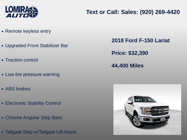 Used 2018 Ford F150 Lariat AWD/4WD image 33