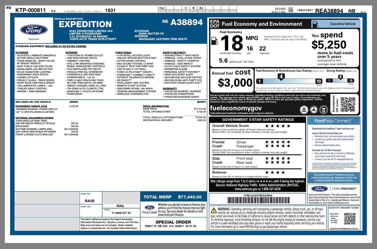 Used 2024 Ford Expedition Limited image 50