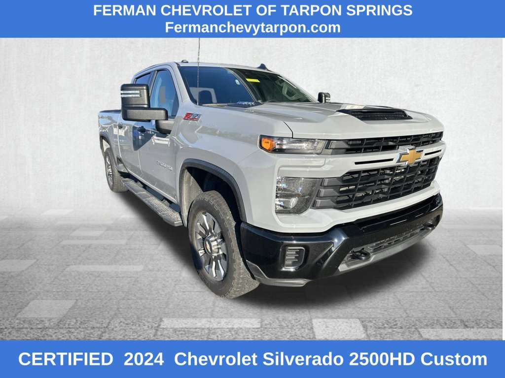 Certified 2024 Chevrolet Silverado 2500 Custom w/ Custom Value Package AWD/4WD image 1