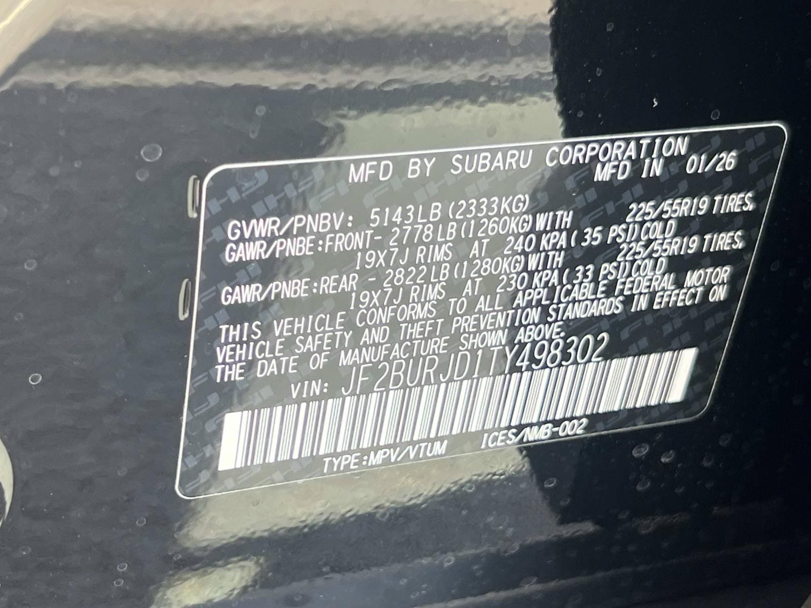 New 2026 Subaru Outback Touring XT AWD/4WD image 26