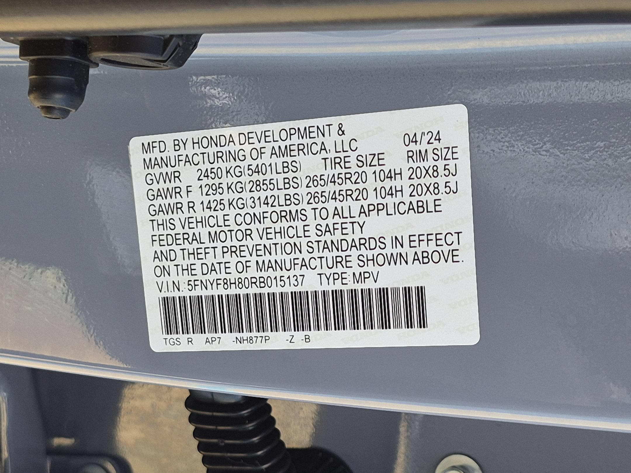 Certified 2024 Honda Passport Black Edition image 33