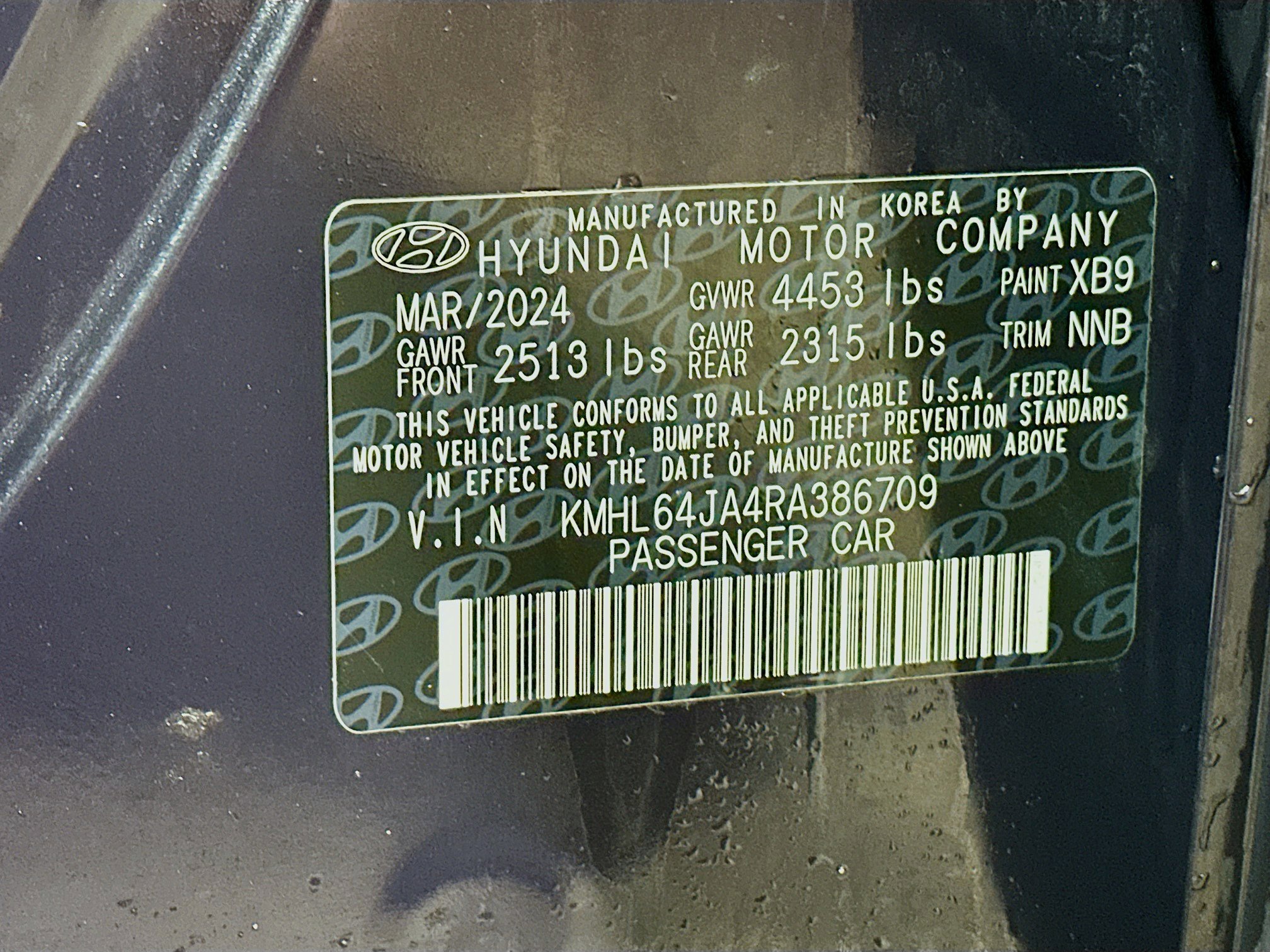 Certified 2024 Hyundai Sonata SEL image 29