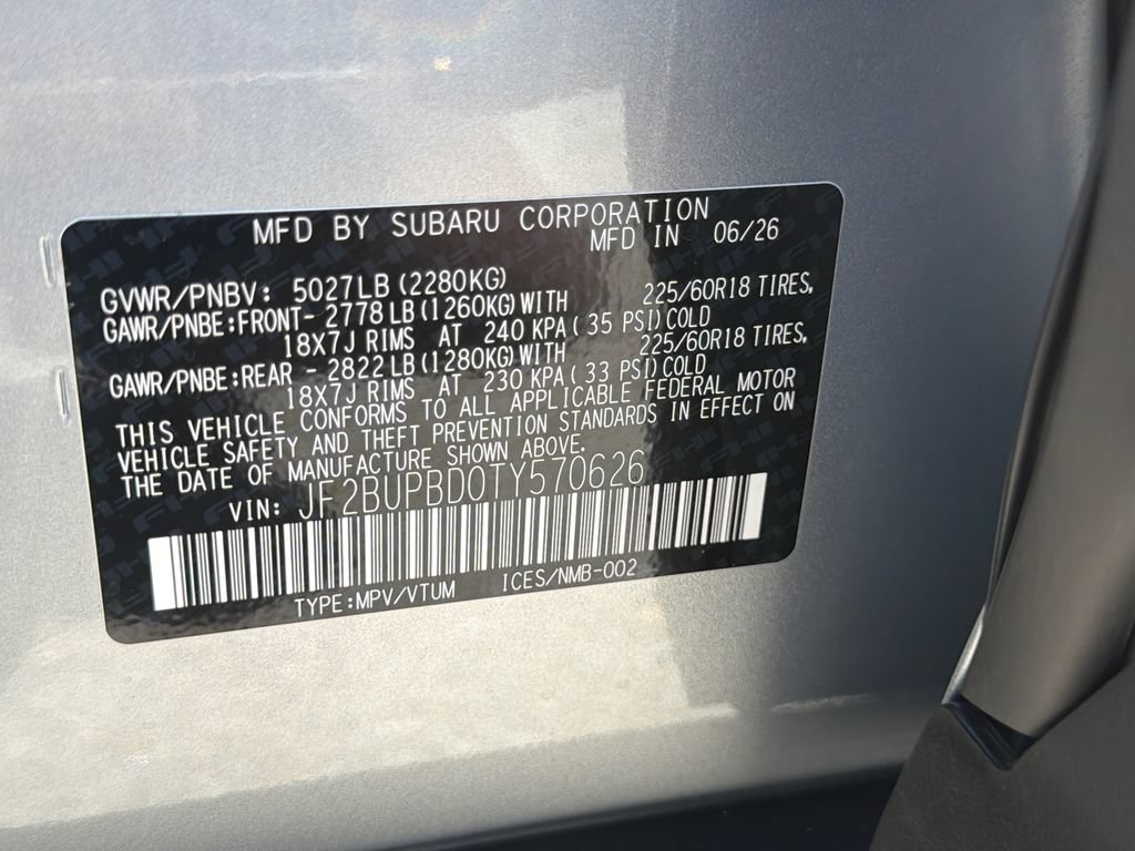 New 2026 Subaru Outback Premium AWD/4WD image 31