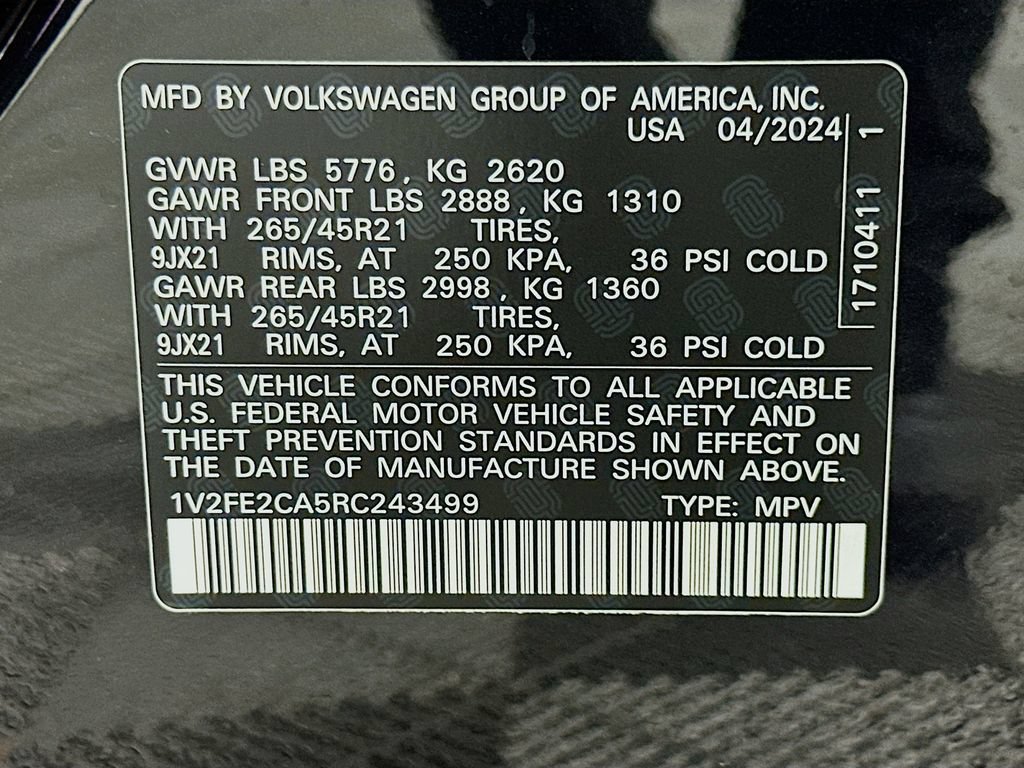 Used 2024 Volkswagen Atlas Cross Sport SEL Premium R-Line AWD/4WD image 33