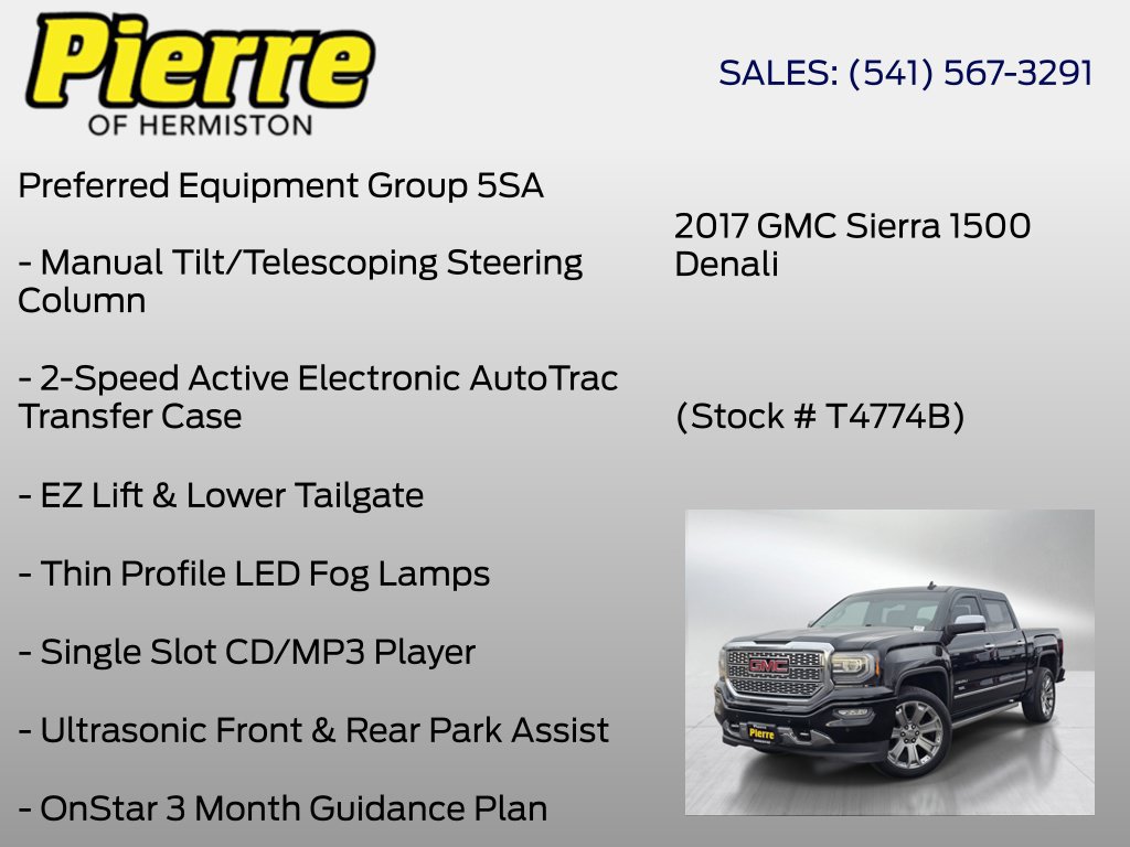 Used 2017 GMC Sierra 1500 Denali w/ Denali Ultimate Package AWD/4WD image 24