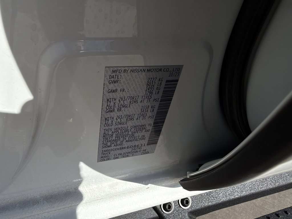 Used 2024 Nissan Frontier PRO-4X w/ Pro Premium Package AWD/4WD image 45