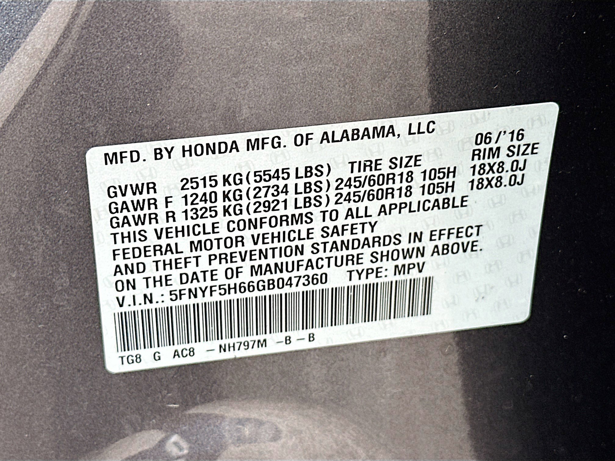 Used 2016 Honda Pilot EX-L image 12