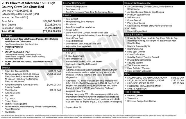 Used 2019 Chevrolet Silverado 1500 High Country video 2