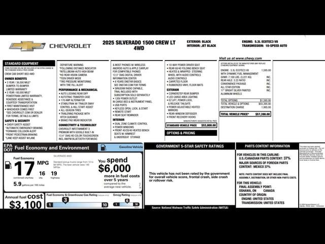 Used 2025 Chevrolet Silverado 1500 LT image 3