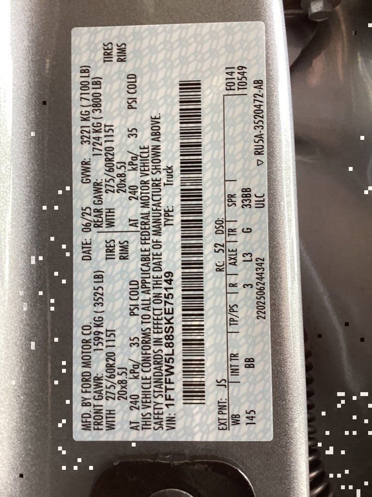 New 2025 Ford F150 Lariat w/ Equipment Group 501A Mid image 74