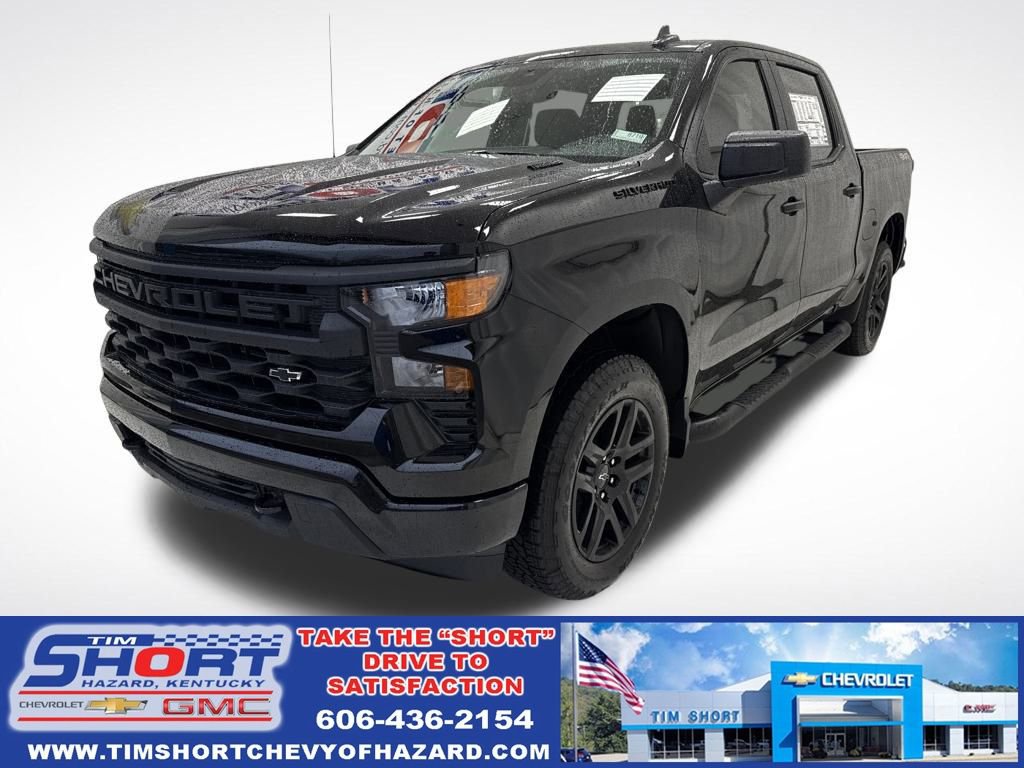 New 2026 Chevrolet Silverado 1500 Custom w/ Turbomax Blackout Package