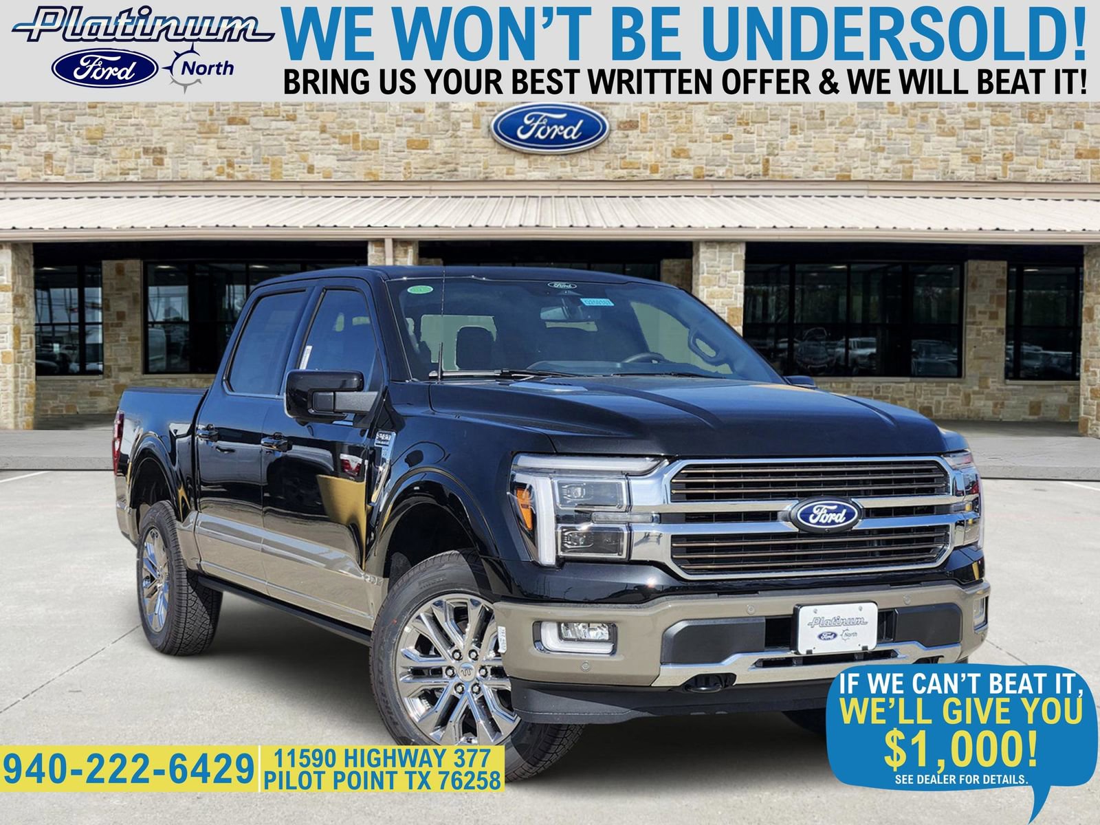 New 2025 Ford F150 King Ranch w/ FX4 Off-Road Package