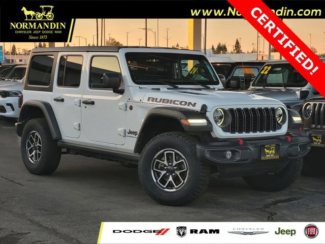Certified 2024 Jeep Wrangler Unlimited Rubicon
