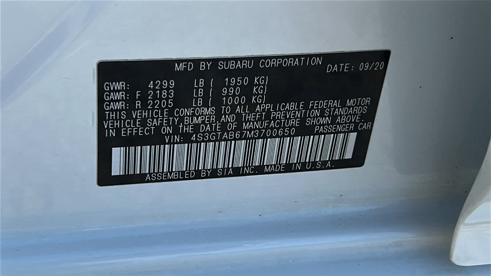 Used 2021 Subaru Impreza 2.0i AWD/4WD image 30