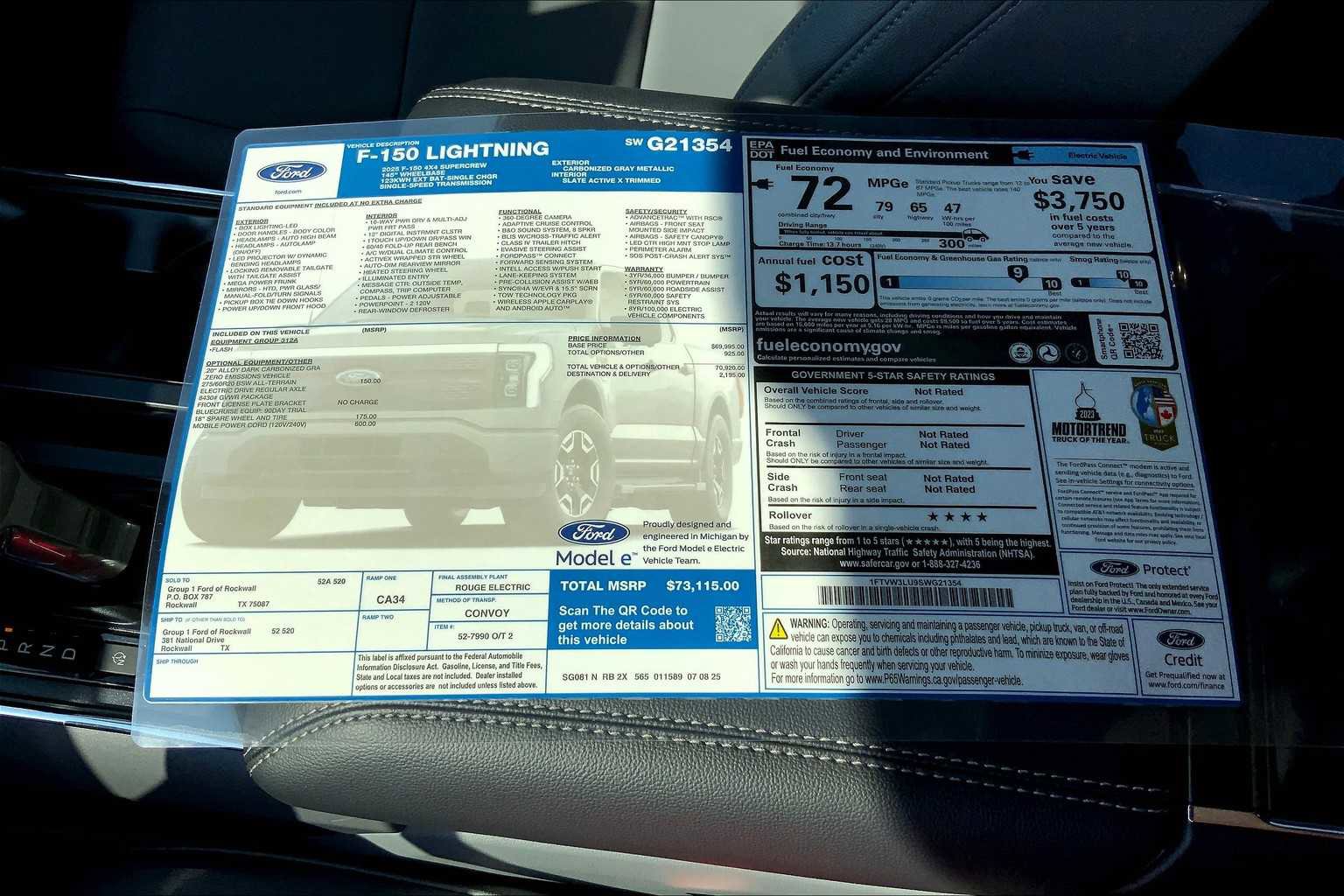 New 2025 Ford F150 Lightning Flash image 19