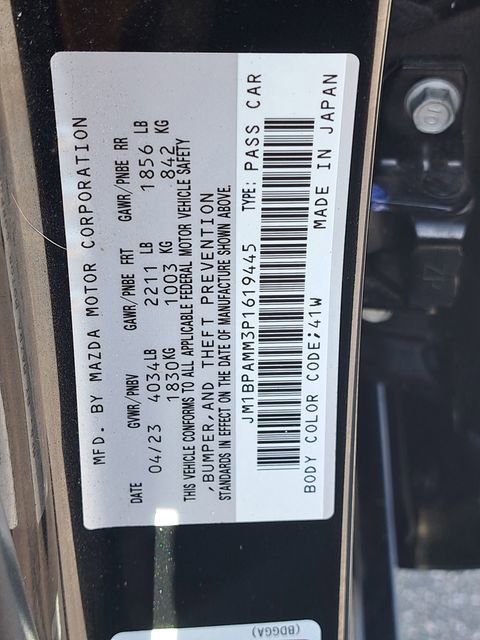 Certified 2023 MAZDA MAZDA3 s image 34