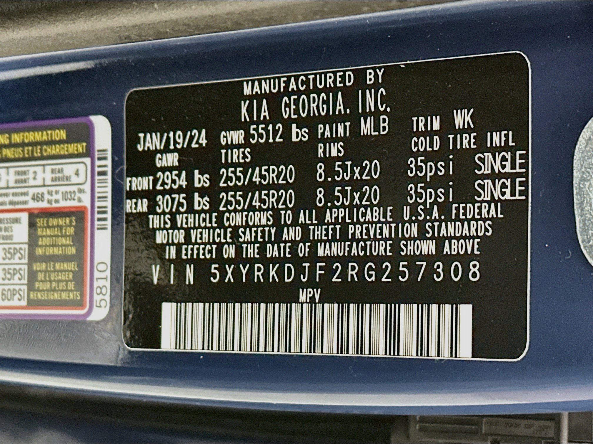 Certified 2024 Kia Sorento SX Prestige AWD/4WD image 33