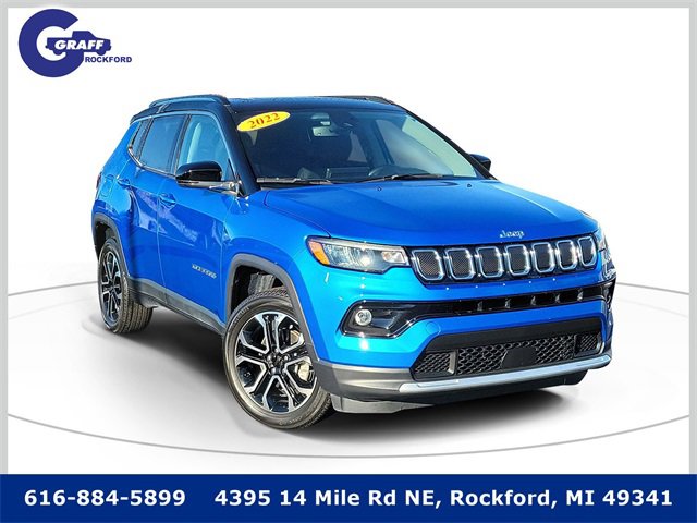 Certified 2022 Jeep Compass Limited w/ Sun and Sound Group