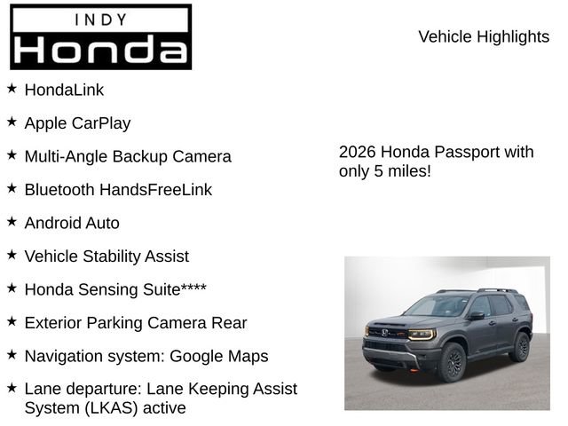 New 2026 Honda Passport TrailSport image 7