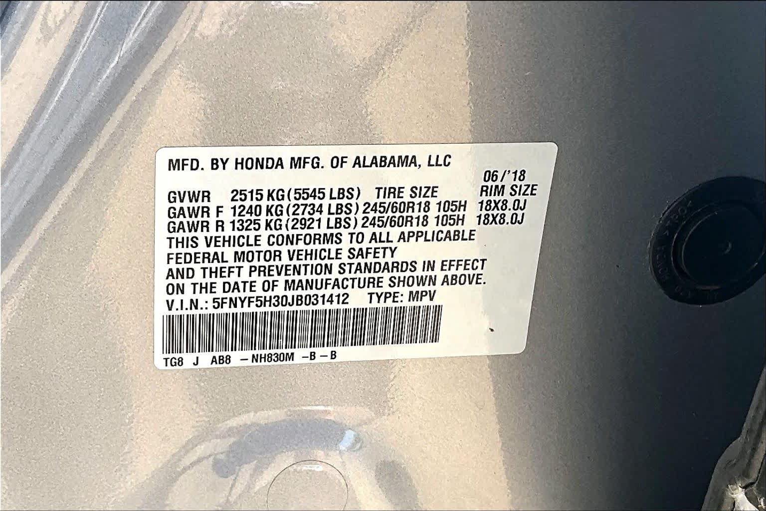 Used 2018 Honda Pilot EX image 36