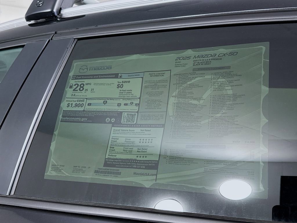 Used 2025 MAZDA CX-50 AWD 2.5 S w/ Cargo Package image 12