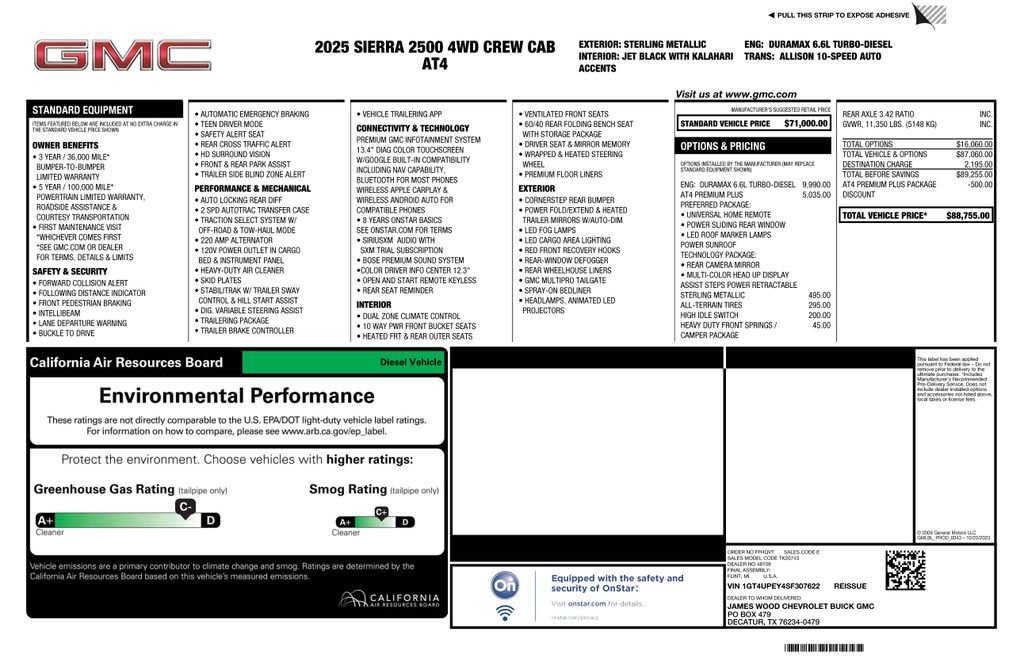 Used 2025 GMC Sierra 2500 AT4 w/ AT4 Premium Plus Package AWD/4WD image 2