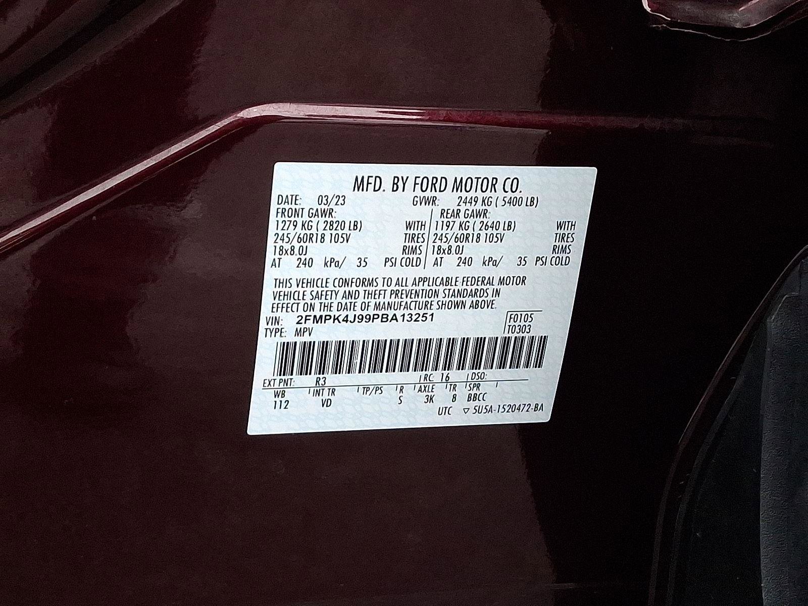 Certified 2023 Ford Edge SEL w/ Convenience Package AWD/4WD image 26
