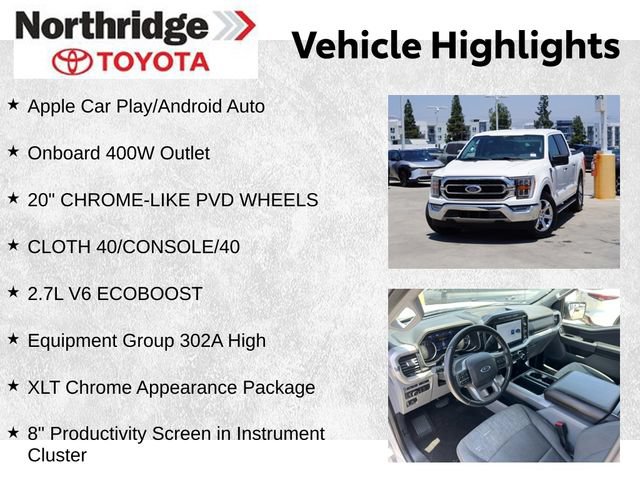 Used 2021 Ford F150 XLT w/ Equipment Group 302A High RWD image 2