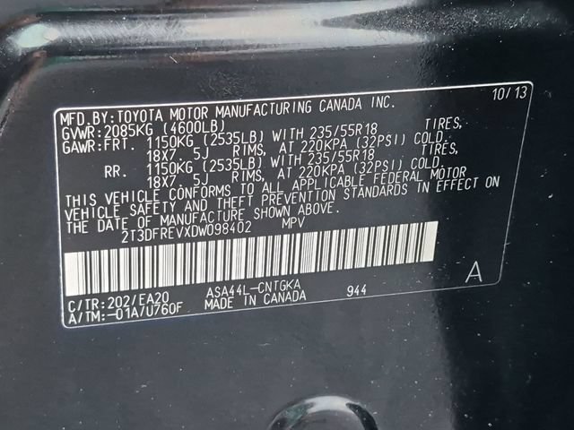Used 2013 Toyota RAV4 Limited AWD/4WD image 33