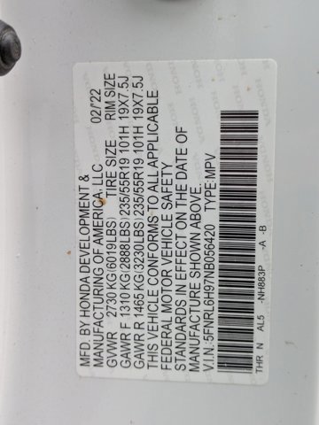 Used 2022 Honda Odyssey Elite image 28