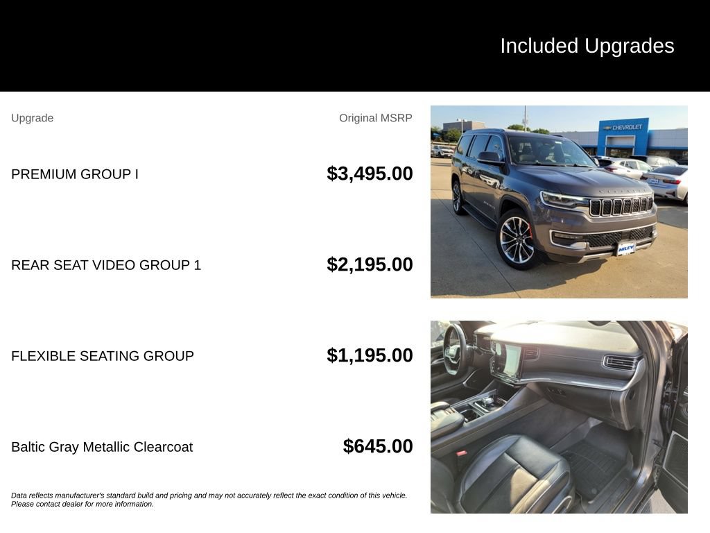Used 2022 Jeep Wagoneer Series II w/ Premium Group I AWD/4WD image 5