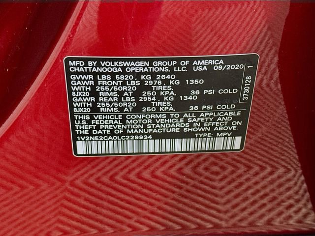 Used 2020 Volkswagen Atlas Cross Sport SEL Premium image 37