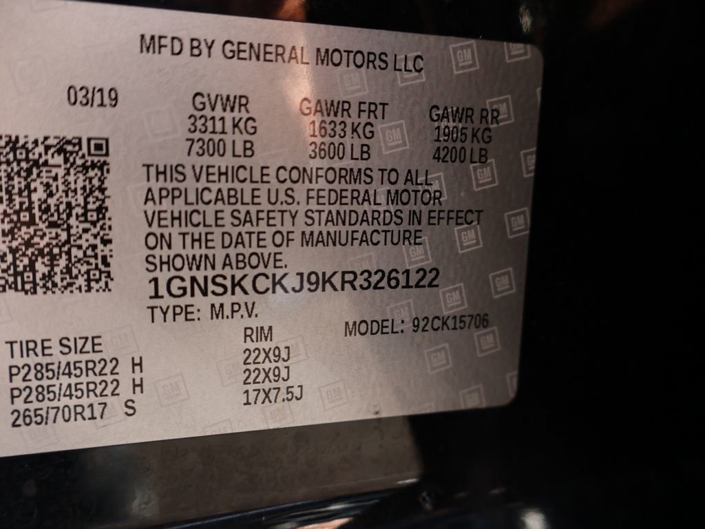 Used 2019 Chevrolet Tahoe Premier AWD/4WD image 14